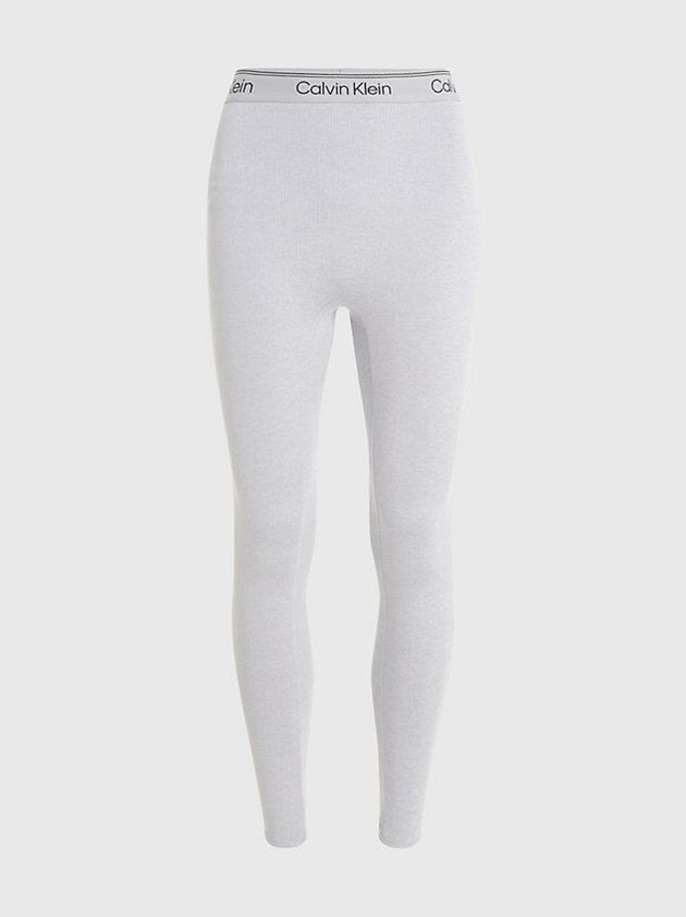 White Calvin Klein 7/8 Gym Women Leggings | CVZL-89761