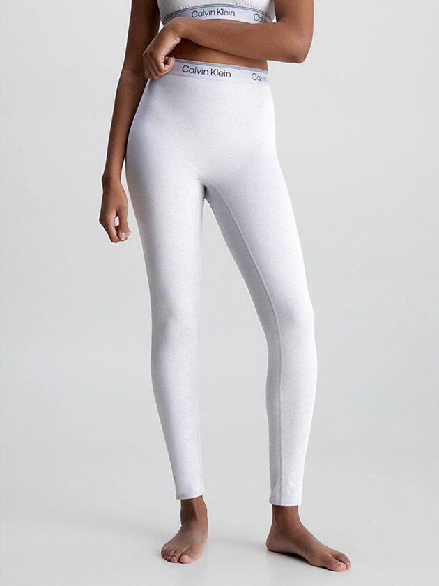 White Calvin Klein 7/8 Gym Women Leggings | CVZL-89761