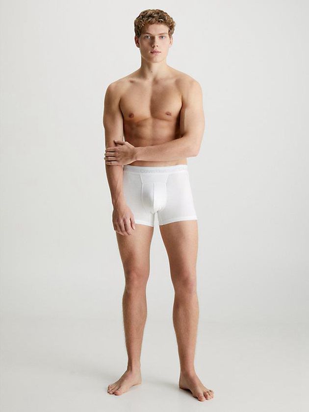 White Calvin Klein Athletic Cotton Men Briefs | SOMX-64097