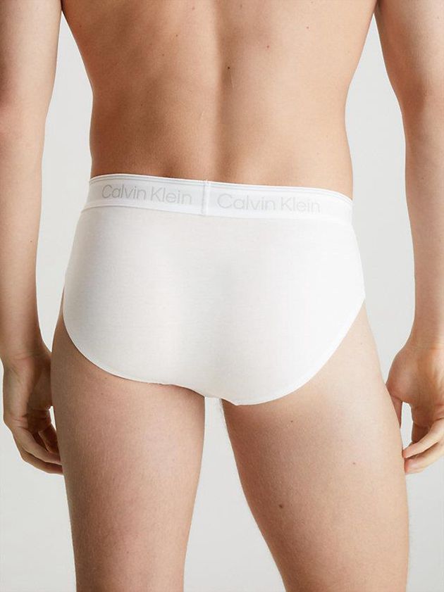 White Calvin Klein Athletic Cotton Men Briefs | JNMI-64275