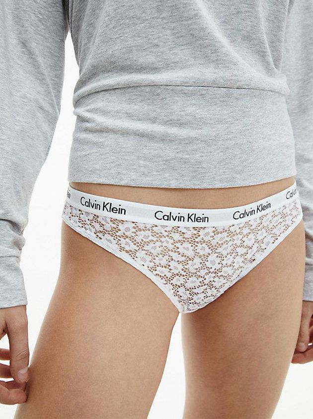 White Calvin Klein Bikini - Carousel Women Briefs | TBJK-27498
