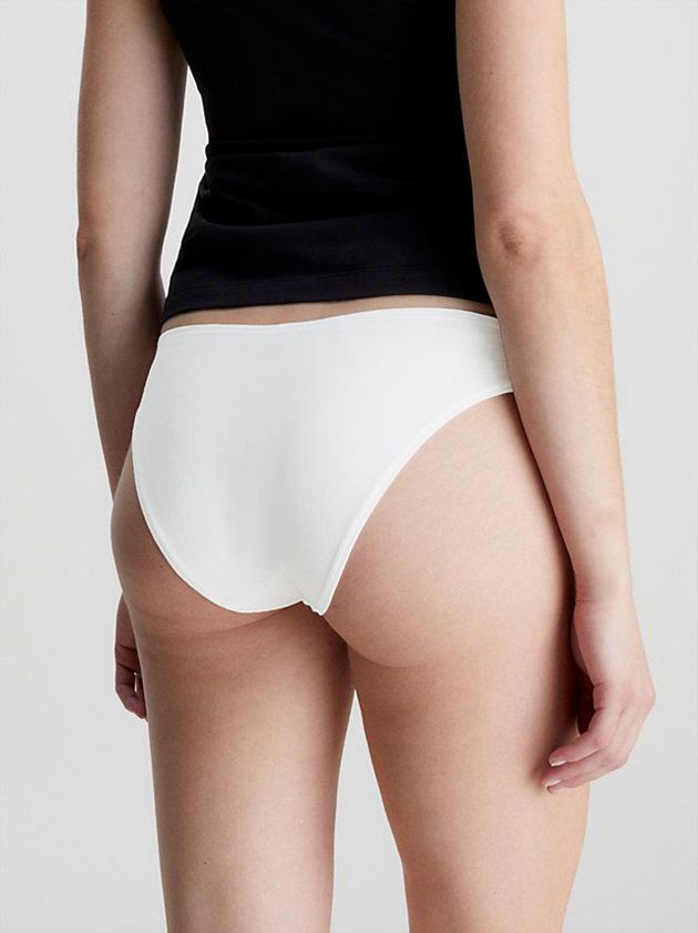 White Calvin Klein Bikini - Flex Fit Women Briefs | ZDBC-06582