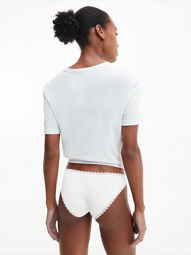White Calvin Klein Bikini - Flirty Women Briefs | LIGE-23905