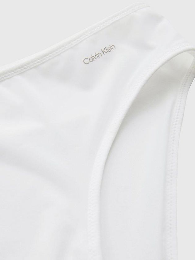 White Calvin Klein Bikini - Sheer Marquisette Women Briefs | DVAT-50432