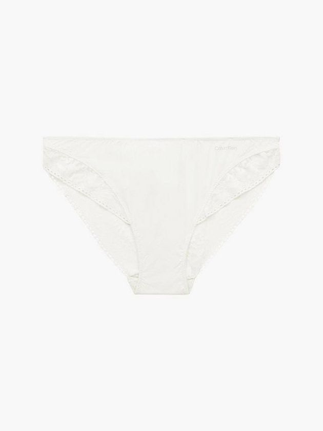 White Calvin Klein Bikini - Ultra Soft Lace Women Briefs | ITOG-49810