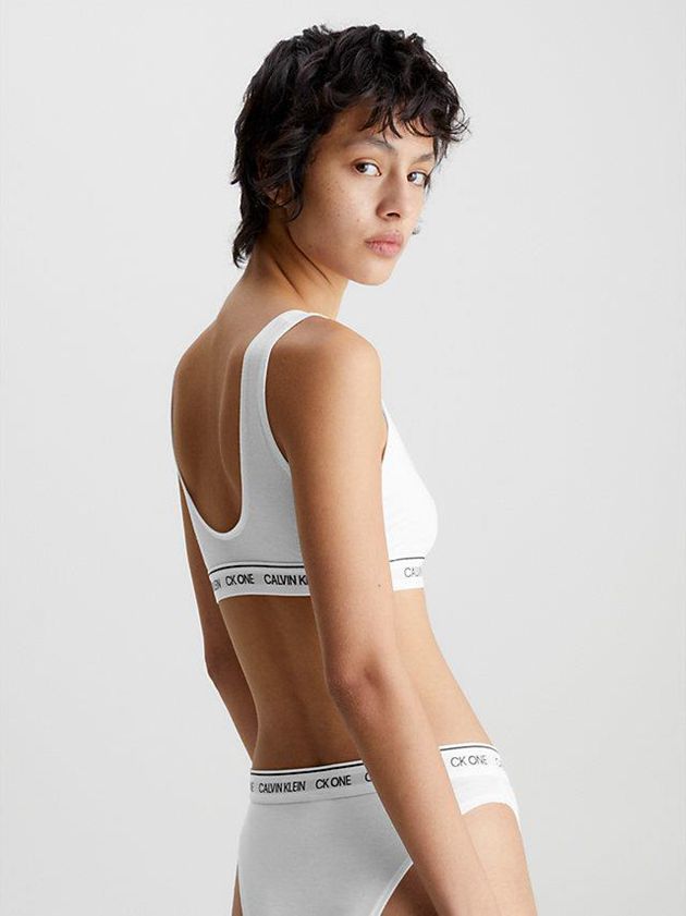 White Calvin Klein CK One Recycled Women Bra | GDQE-51964