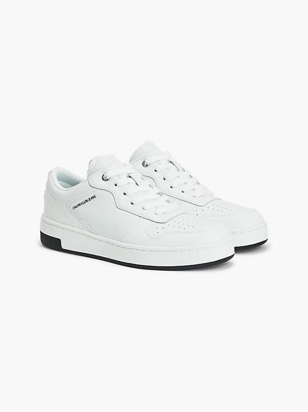 White Calvin Klein Classic Women Sneakers | EFKR-89231