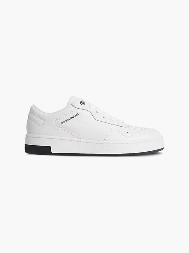 White Calvin Klein Classic Women Sneakers | EFKR-89231