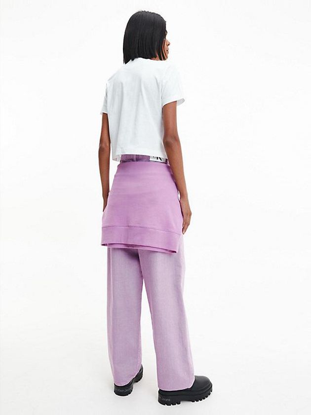 White Calvin Klein Cropped Organic Cotton Women T-Shirt | YISP-87921