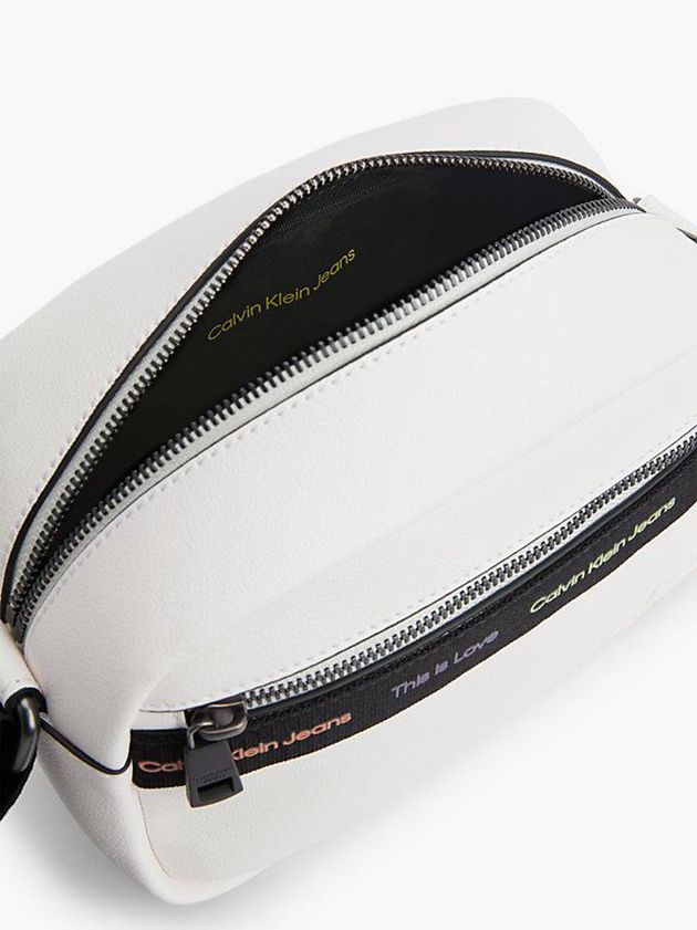 White Calvin Klein Crossbody - Pride Women Bags | MAZJ-38201