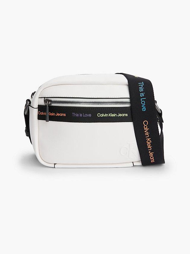 White Calvin Klein Crossbody - Pride Women Bags | MAZJ-38201