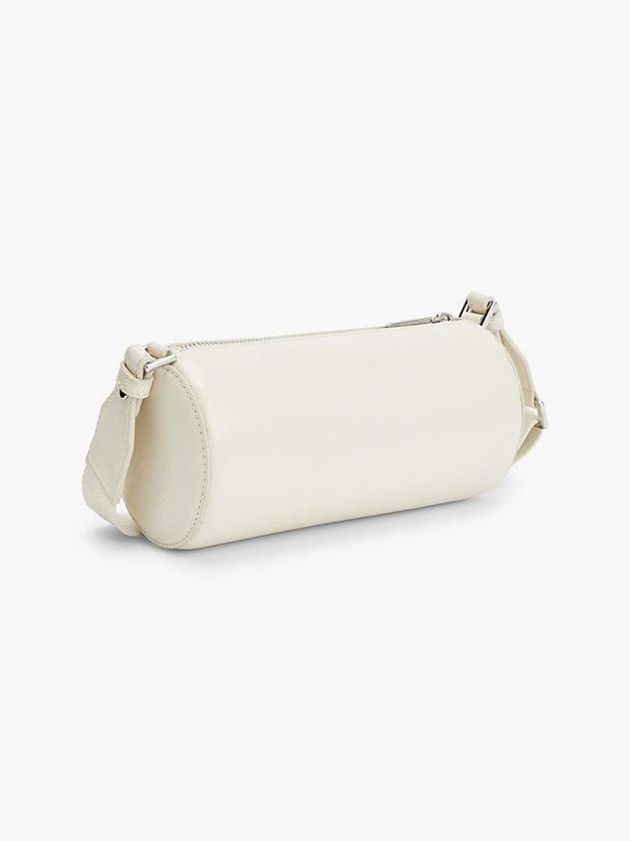 White Calvin Klein Cylinder Crossbody Women Bags | FBJU-53841