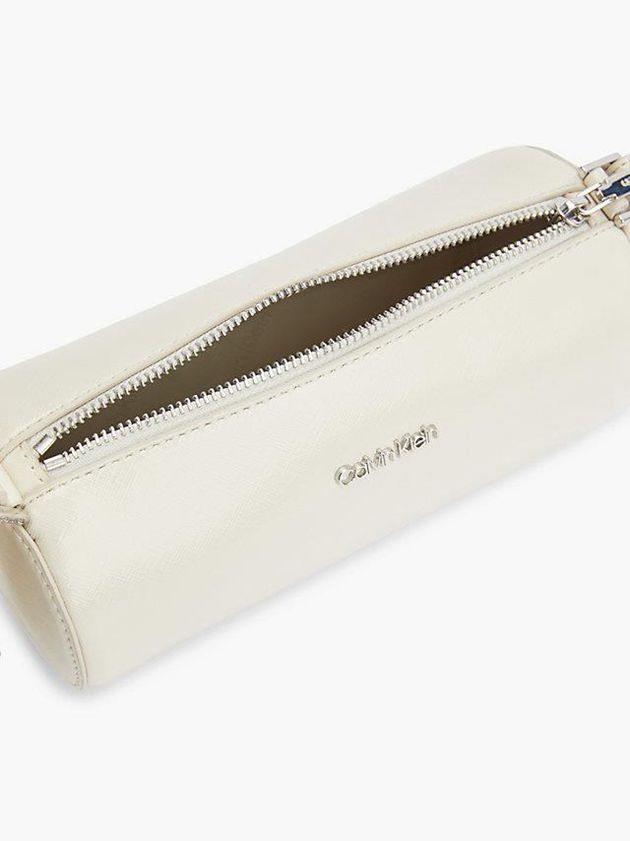 White Calvin Klein Cylinder Crossbody Women Bags | FBJU-53841
