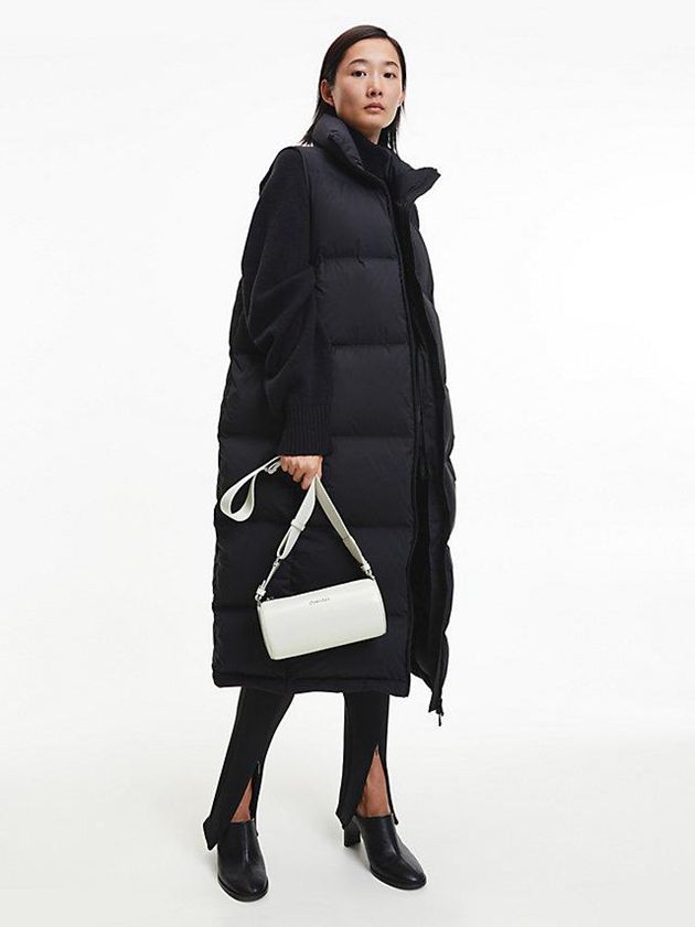 White Calvin Klein Cylinder Crossbody Women Bags | FBJU-53841