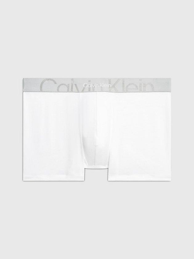 White Calvin Klein Embossed Icon Men Briefs | ACKO-06375