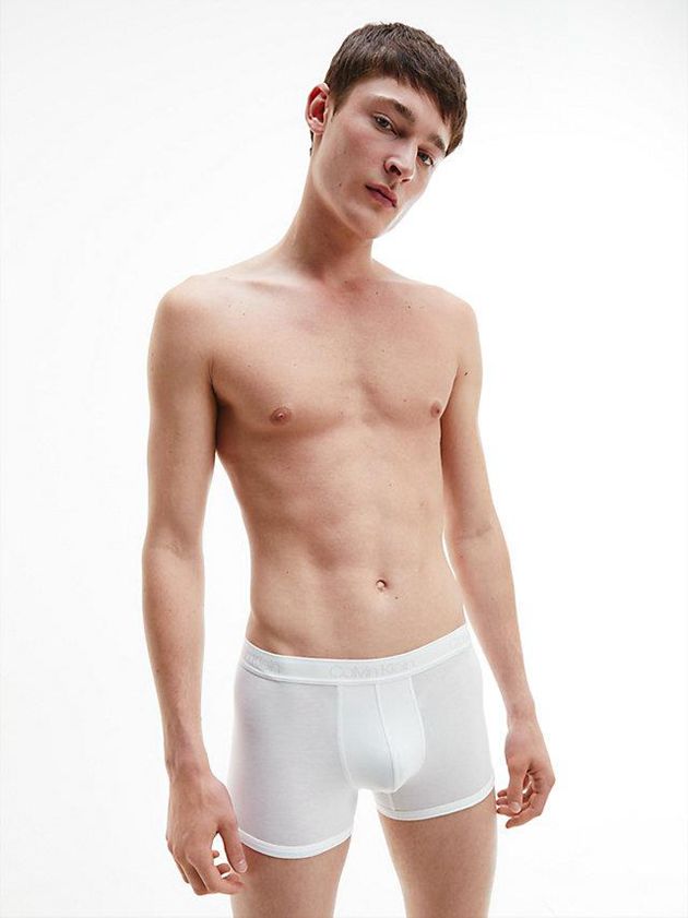 White Calvin Klein Essential Calvin Men Briefs | PWLD-59013