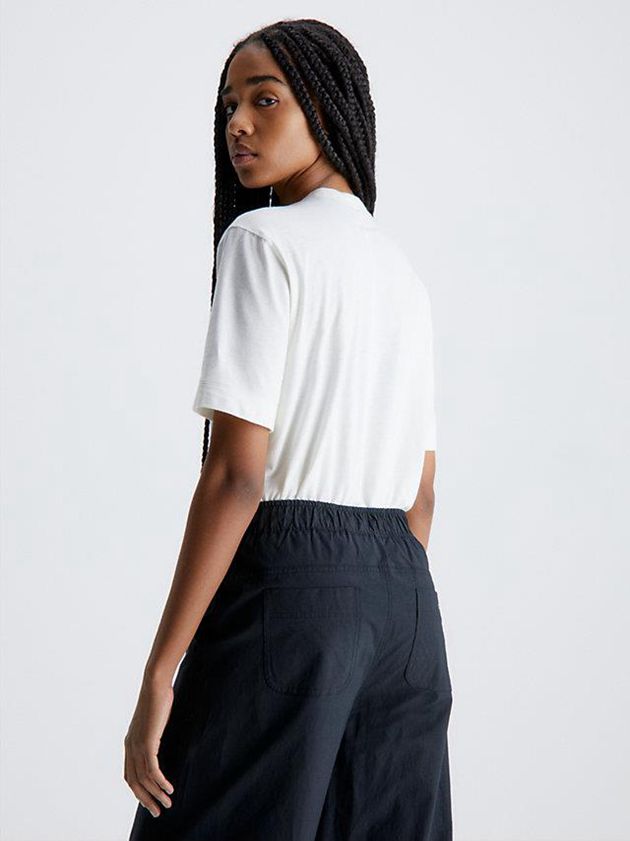 White Calvin Klein Gym Women T-Shirt | UNMX-97356