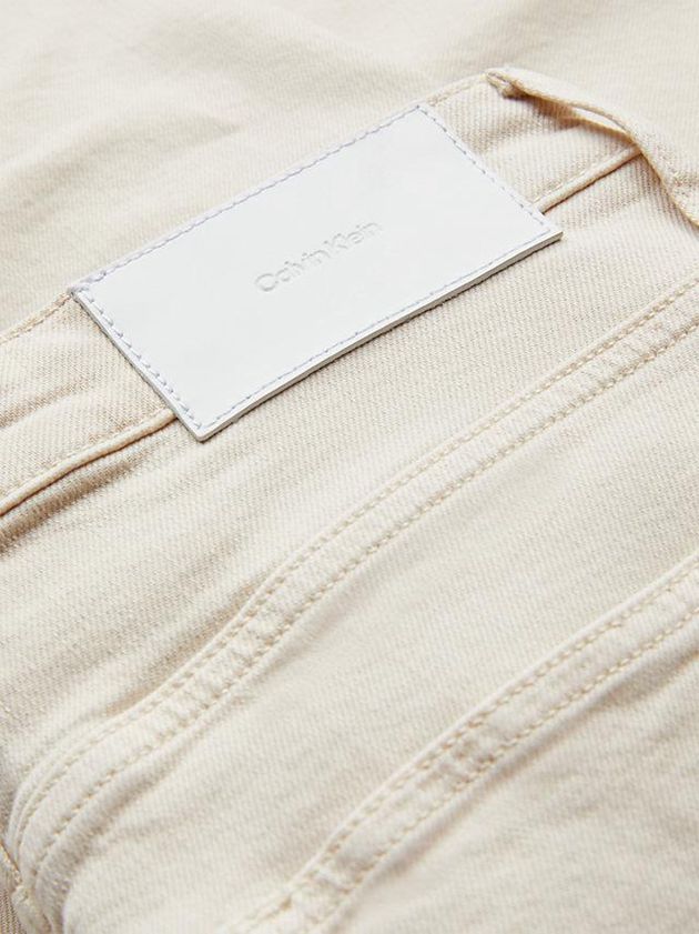White Calvin Klein High Rise Wide Leg Women Jeans | YJVT-84361