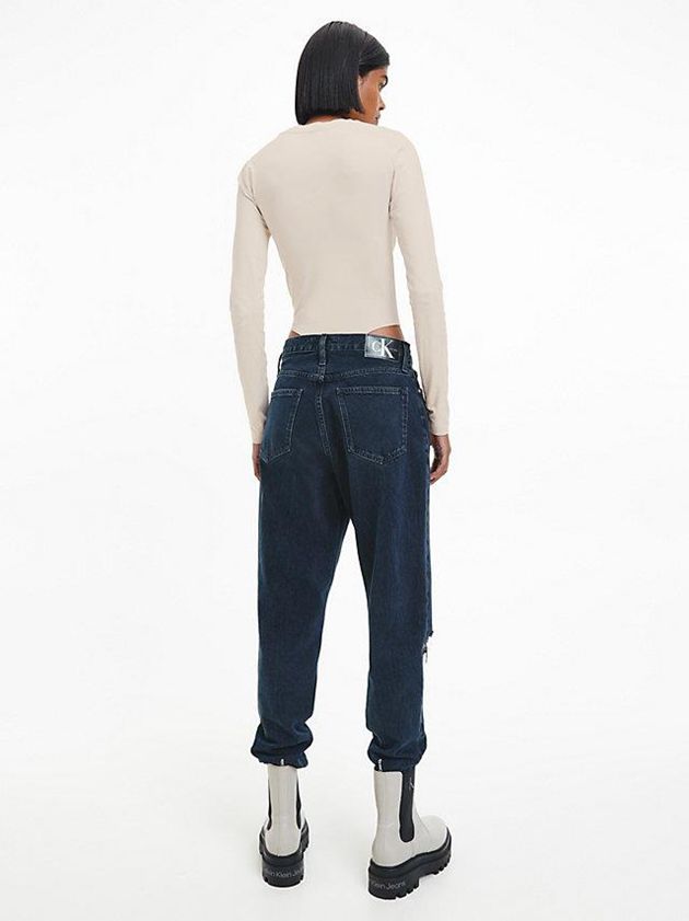 White Calvin Klein Long Sleeve Women Bodysuit | FMYX-51302