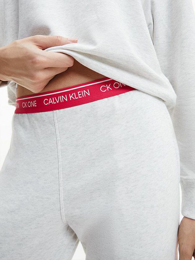 White Calvin Klein Lounge - CK One Women Joggers | KNYM-38027