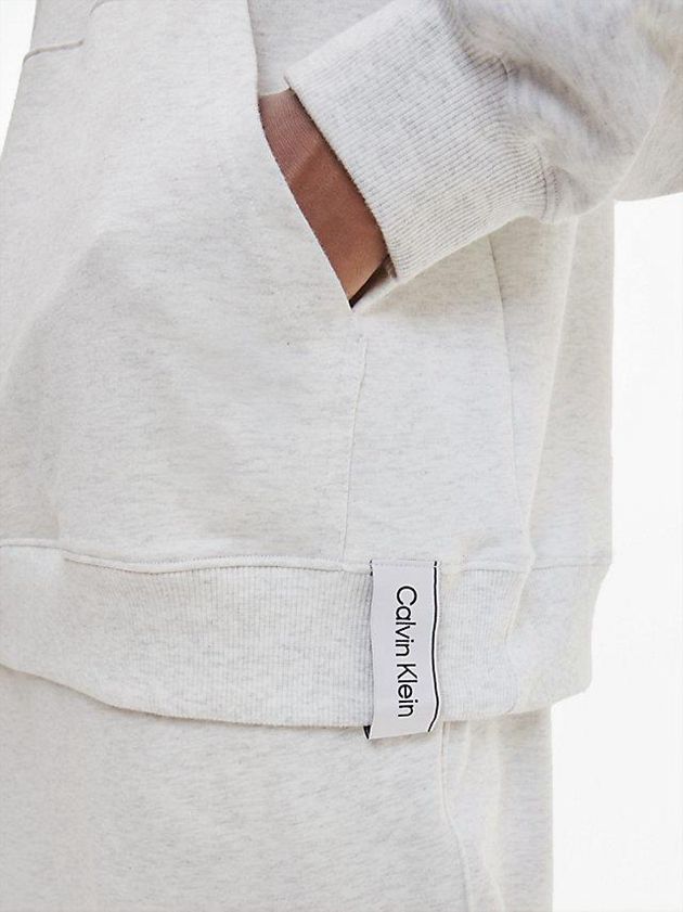 White Calvin Klein Lounge - Modern Cotton Men Sweatshirt | SCPG-07615