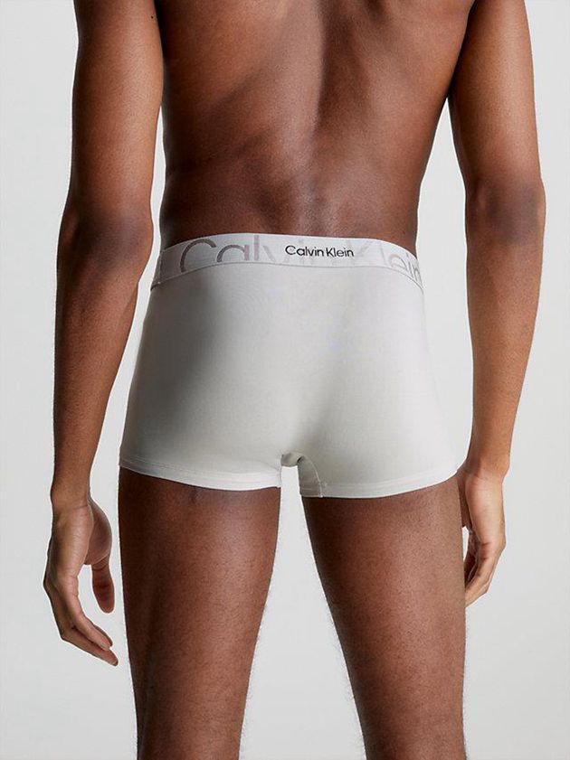 White Calvin Klein Low Rise - Embossed Icon Men Briefs | HCKD-16594