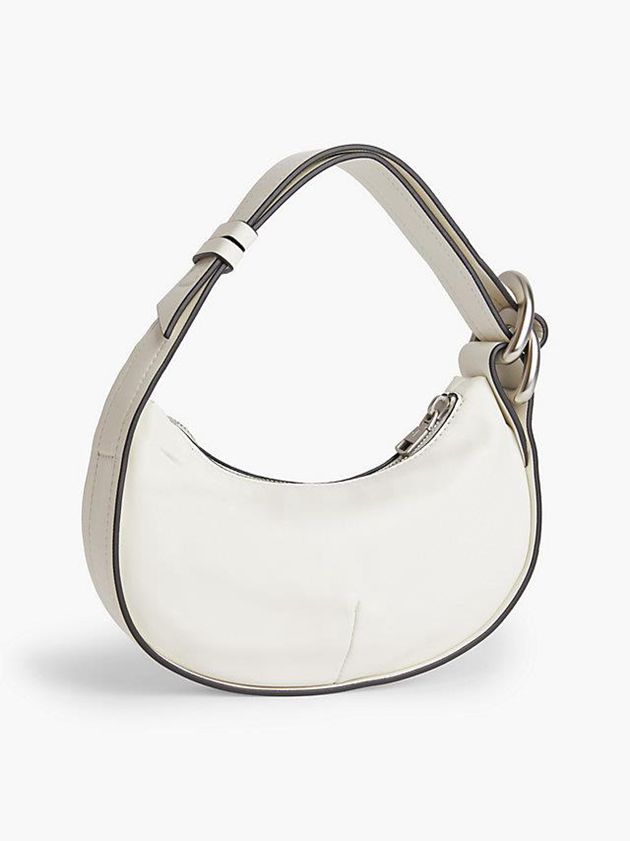 White Calvin Klein Mini Hobo Women Bags | XZUY-21950