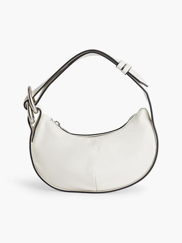 White Calvin Klein Mini Hobo Women Bags | XZUY-21950