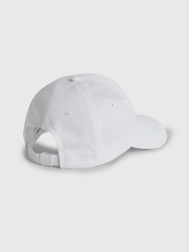White Calvin Klein Organic Cotton Men Cap | RSPK-34750