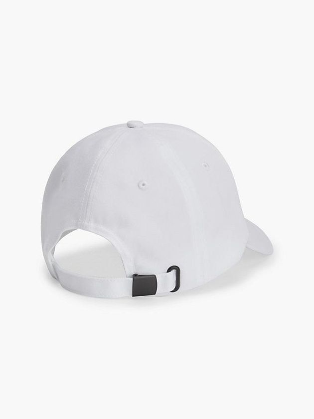 White Calvin Klein Organic Cotton Men Cap | GZLM-57081