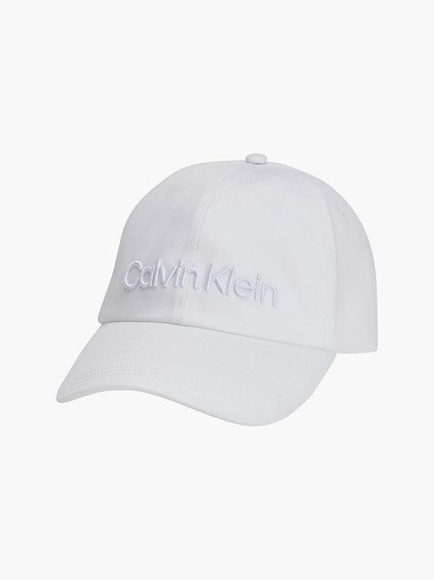 White Calvin Klein Organic Cotton Men Cap | GZLM-57081