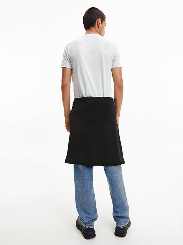 White Calvin Klein Organic Cotton Monogram Men T-Shirt | MZYV-28416