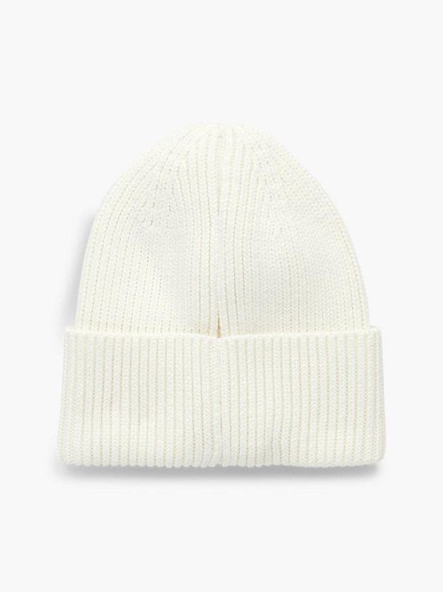 White Calvin Klein Organic Cotton Women Beanie | JOMF-46172