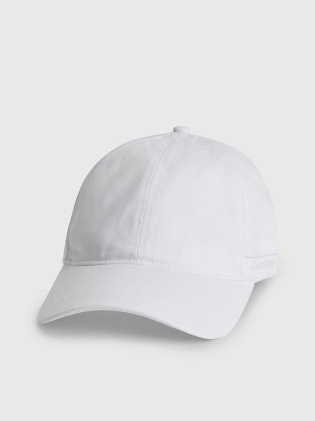 White Calvin Klein Organic Cotton Women Cap | RIBE-19250