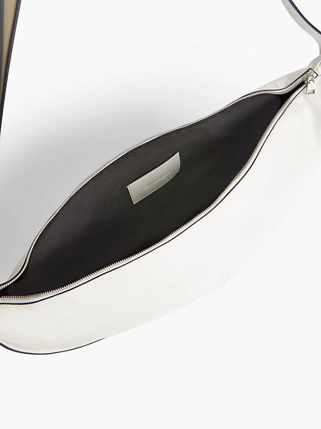 White Calvin Klein Oversized Hobo Women Bags | TSOV-76128
