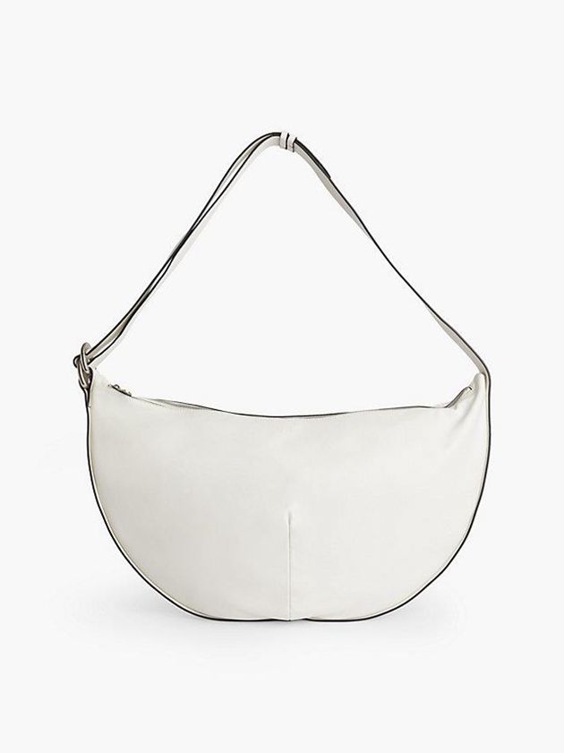White Calvin Klein Oversized Hobo Women Bags | TSOV-76128