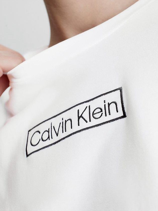 White Calvin Klein Pyjama Set - Reimagined Heritage Women Shorts | ZQGA-83014