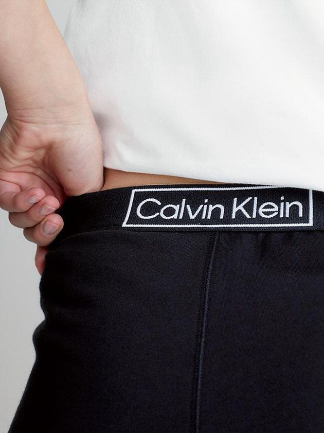 White Calvin Klein Pyjama Set - Reimagined Heritage Women Shorts | ZQGA-83014