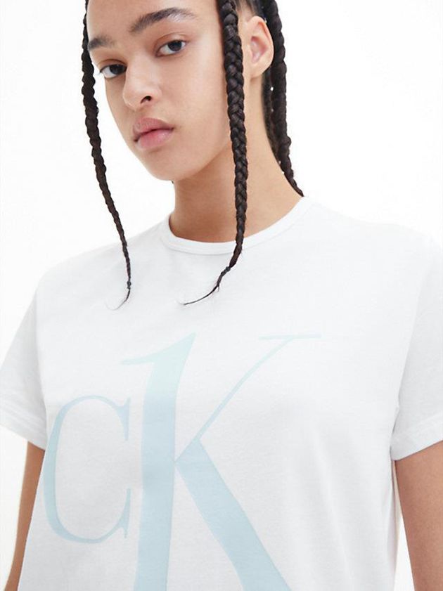 White Calvin Klein Pyjama - CK One Women Top | PHKQ-27143