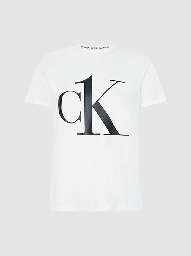 White Calvin Klein Pyjama - CK One Women Top | ZDGE-14376