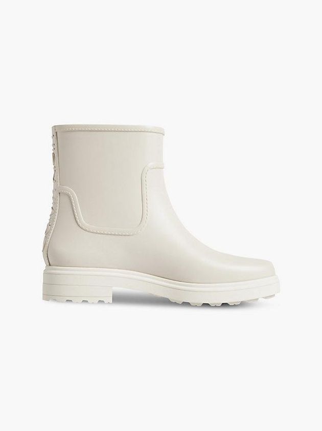 White Calvin Klein Rain Women Boots | AHJN-31094