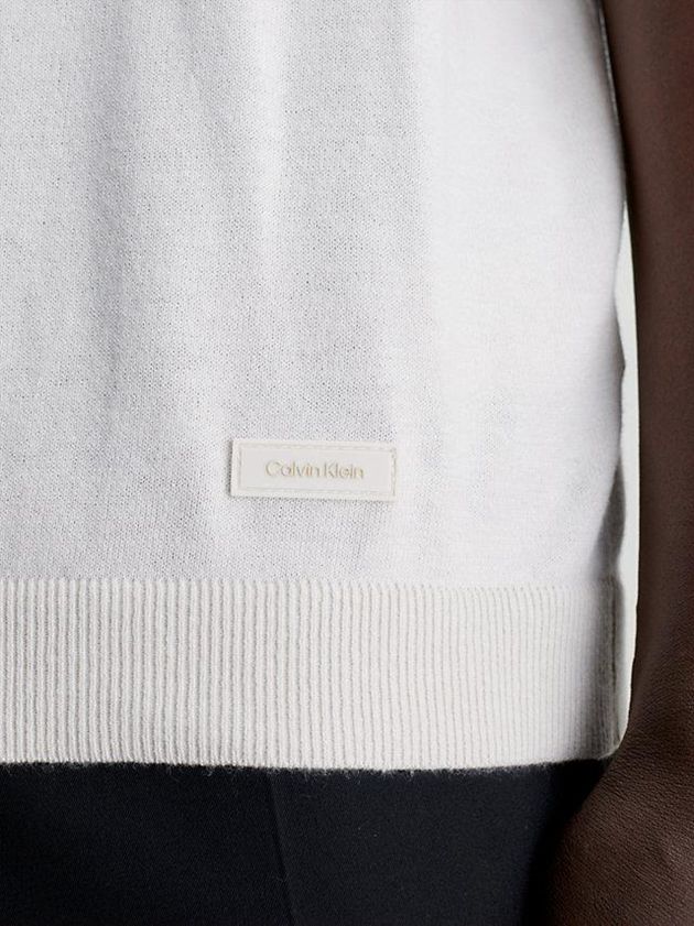White Calvin Klein Recycled Coolmax Men T-Shirt | FZAY-40598