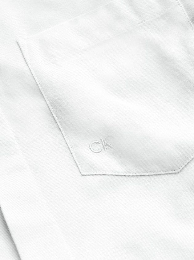 White Calvin Klein Recycled Cotton Men T-Shirt | QHIM-34205