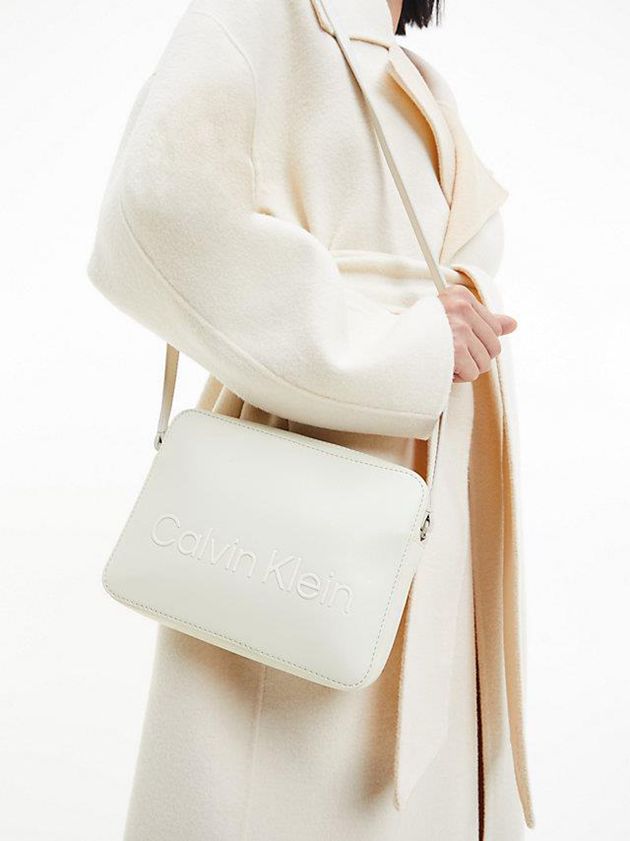 White Calvin Klein Recycled Crossbody Women Bags | TESF-39620