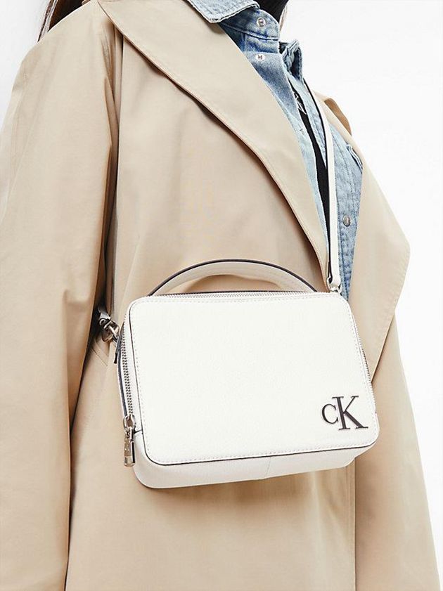 White Calvin Klein Recycled Crossbody Women Bags | MKXT-14597