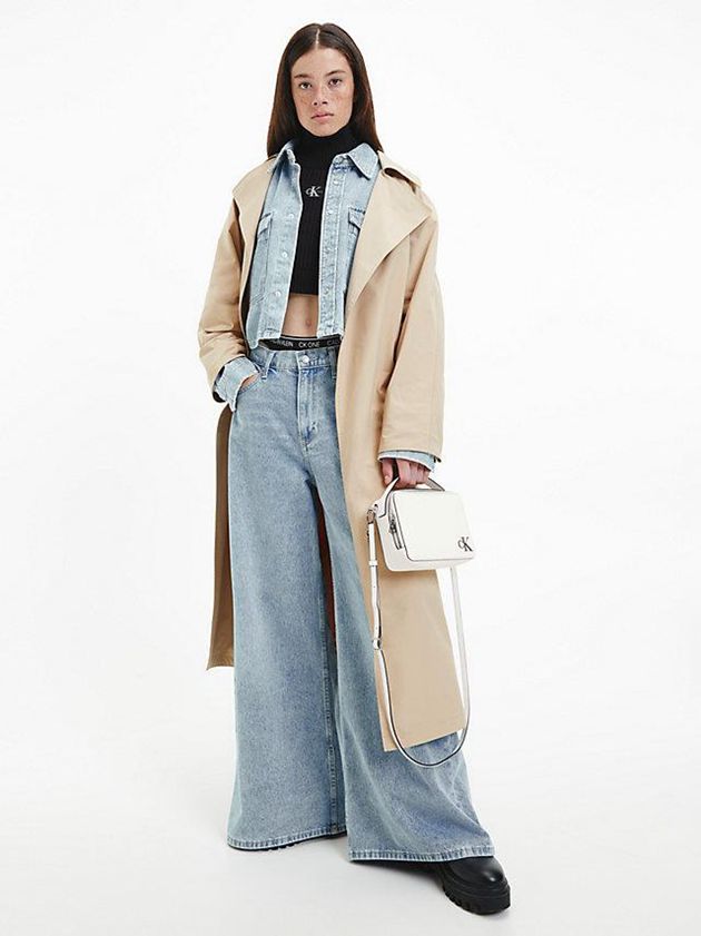 White Calvin Klein Recycled Crossbody Women Bags | MKXT-14597
