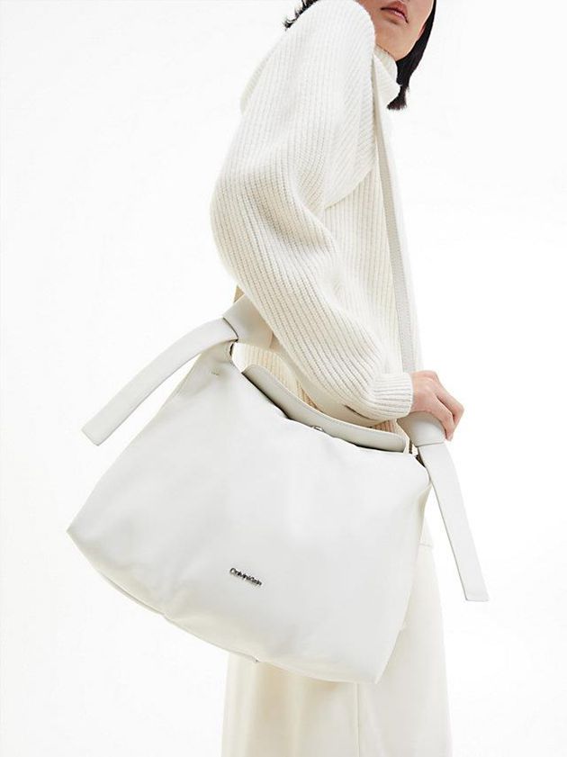 White Calvin Klein Recycled Crossbody Women Bags | EQTZ-05136