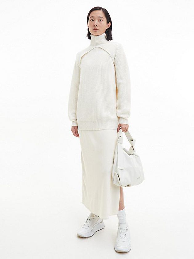 White Calvin Klein Recycled Crossbody Women Bags | EQTZ-05136