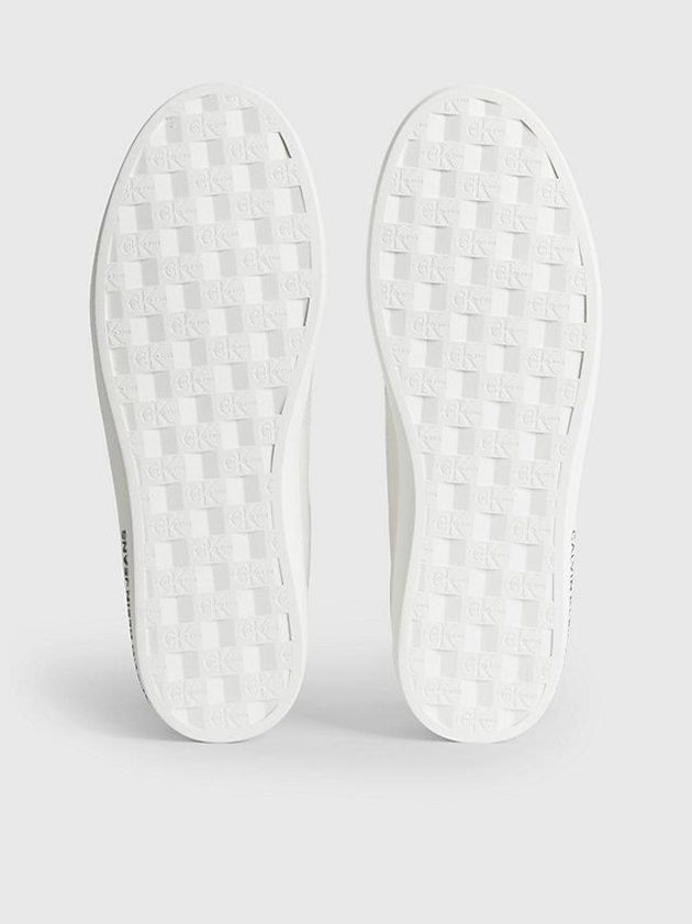 White Calvin Klein Recycled Men Sneakers | REUJ-37852