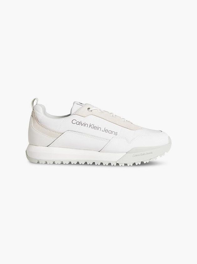 White Calvin Klein Recycled Men Sneakers | UBKR-65794